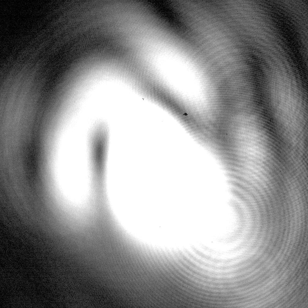 Laser Fluence Micrograph
